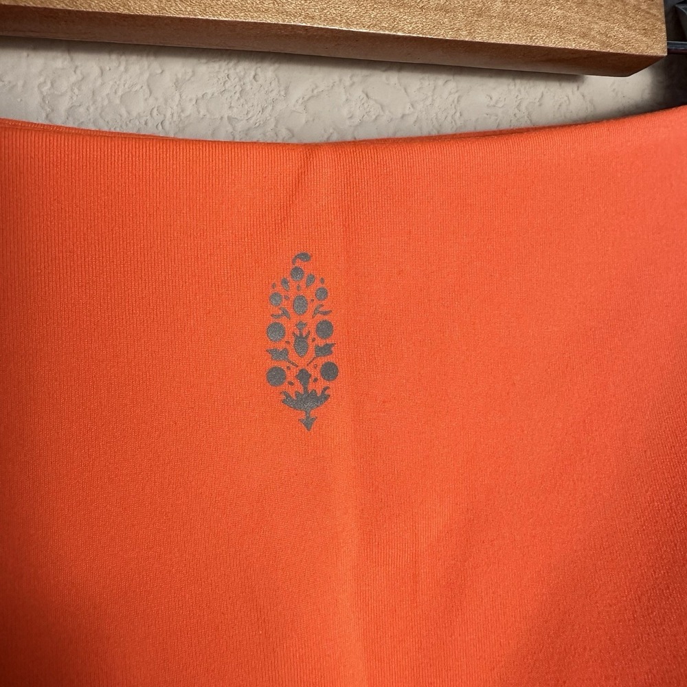 NEW Free People Movement Field Day Skort Skirt Ruffle Bright Coral  Size Small - Picture 4 of 9